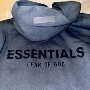 Fear of God Essentials Pullover Hoodie 'Stretch Limo' FW22 . Sz. XS